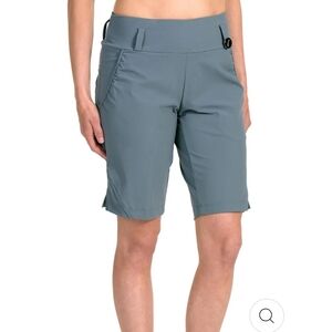 SwingDish Golf Shorts Jocelyn Bermuda Long Sporty Summer Small Gray Women's